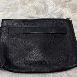 Coach Black Leather Clutch